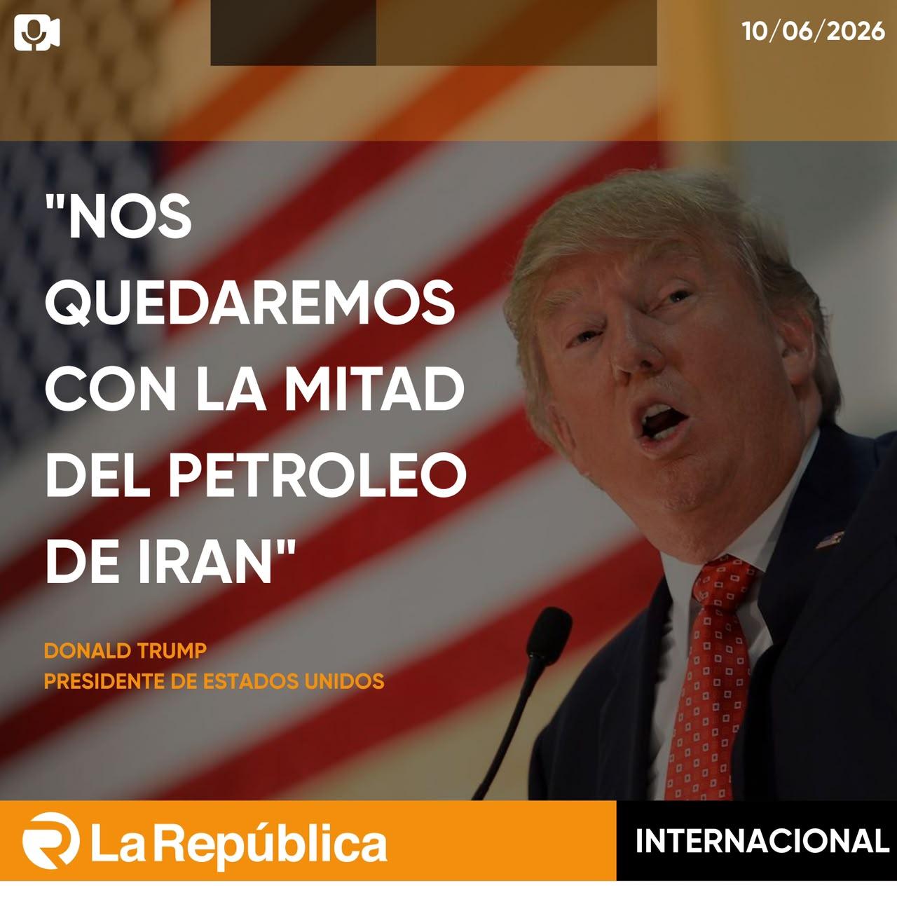 El presidente de Estados Unidos, Donald Trump, respondió afirmativamente al ser consultado este martes sobre si su país podría reconstruir I - Cover Image